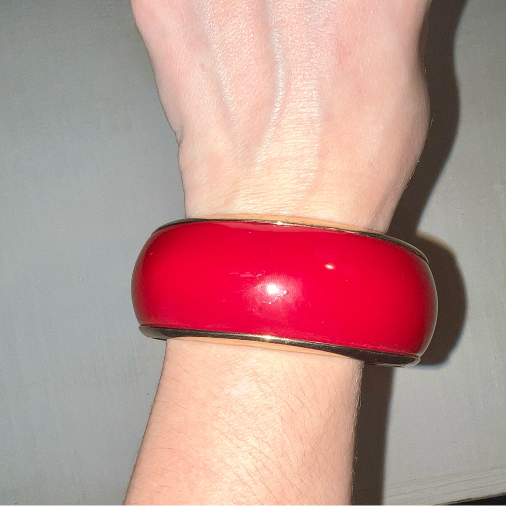 Large Red Bangle